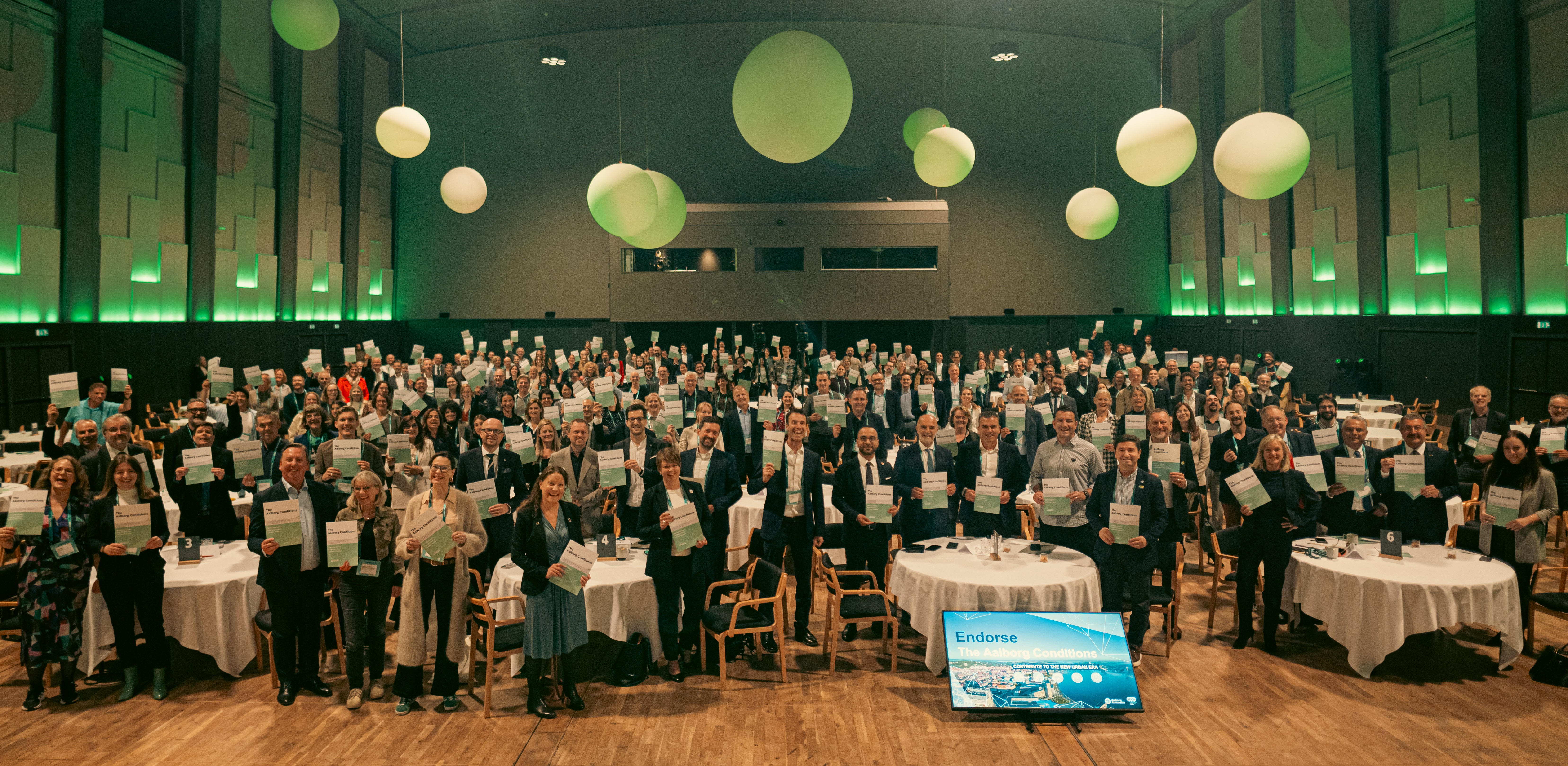 Representatives at the ICLEI Conference, which focused on climate impact at a city level