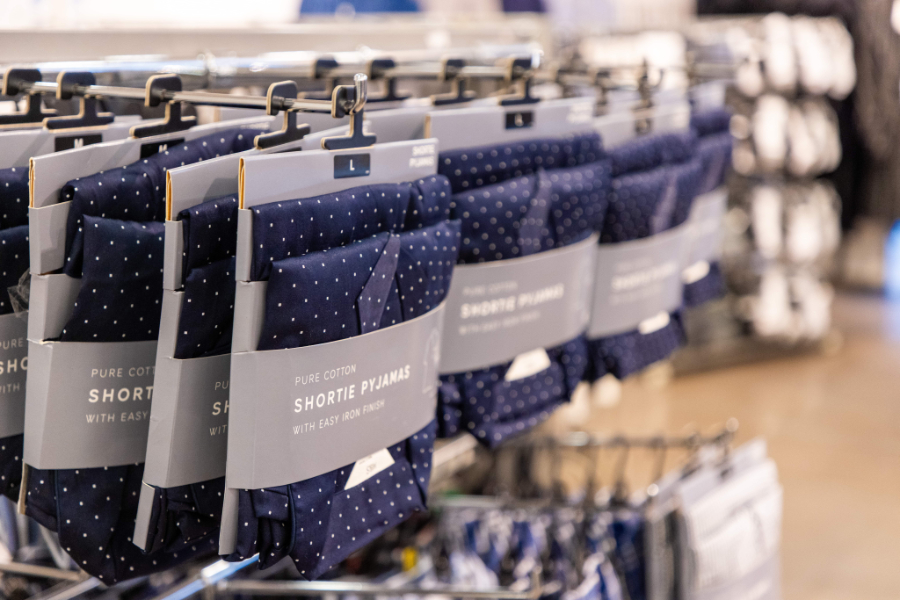 Retailer Marks & Spencer has announced it has transitioned all its men’s socks, men’s woven pyjama sets, and selected men’s underwear to paper packaging, a move which will eliminate some 5.5 million units of plastic from its supply chain over the next 12 months.