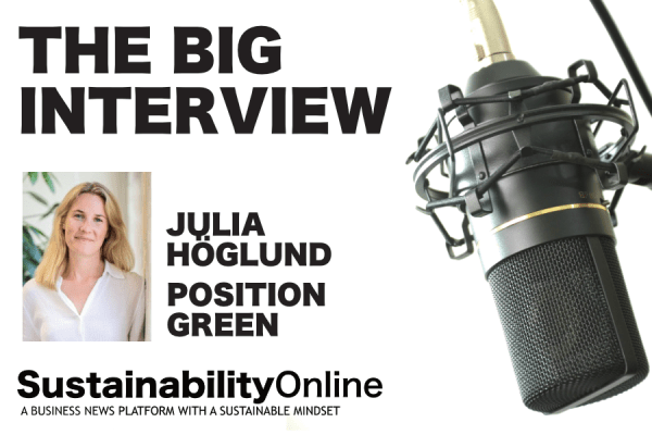 Position Green's Julia Höglund on how data can unlock sustainability benefits for businesses