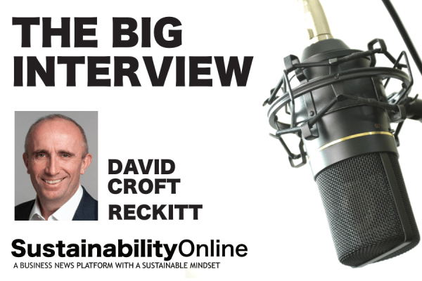 David Croft is the group head of sustainability at health and home hygiene giant Reckitt.