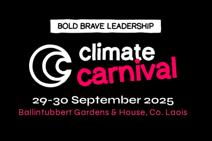 Climate Carnival 2025, taking place at Ballintubbert Gardens & House in Laois, will welcome up to 1,000 changemakers from the fields of business, creative, science and activism, for two days of leadership and action.