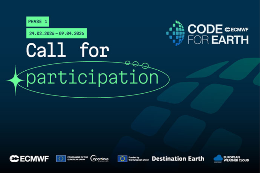 The European Centre for Medium-Range Weather Forecasts (ECMWF) has launched its annual Code for Earth climate and weather data challenges, inviting participants to develop open-source solutions to how Earth science data is visualised and interpreted.