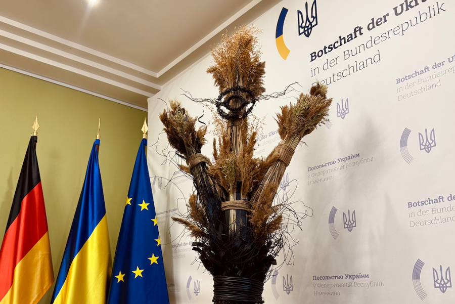 Art installations across Europe highlight environmental damage of Russia's invasion of Ukraine