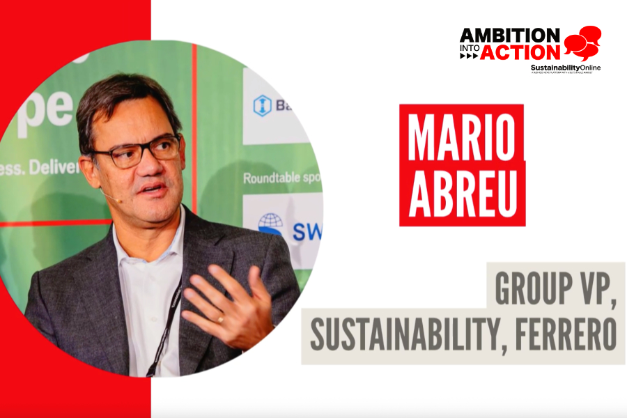 SustainabilityOnline recently published its inaugural 'Ambition Into Action' report, featuring interviews with senior leaders about how they are turning #sustainability vision into business reality. Here’s our interview with Mario Abreu, group VP, sustainability, Ferrero.