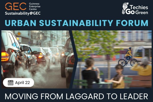 The Urban Sustainability Forum, taking place at the the Guinness Enterprise Centre in Dublin on 22 April, will explore how the Irish capital can transition 'from laggard to leader', and become a smarter, more sustainable city.