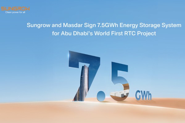 ungrow and Masdar have signed an agreement to supply 7.5GWh of battery storage capacity to a new gigascale round-the-clock (RTC) renewable energy project in Abu Dhabi