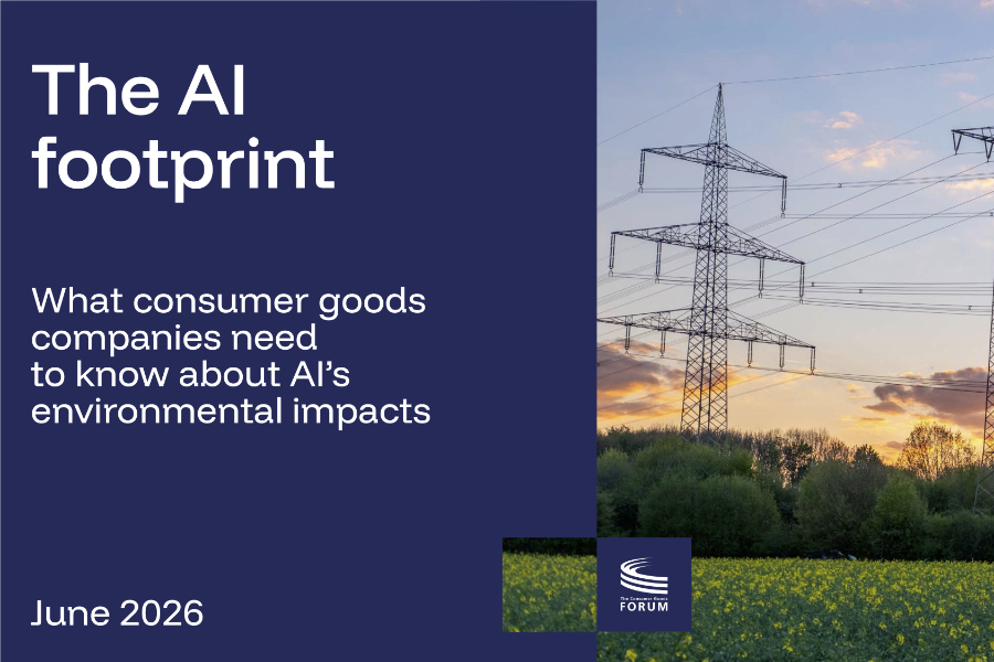 While AI currently accounts for less than 1% of a typical consumer goods firm's indirect emissions, the rapid growth of the sector means that pressure on resources such as energy, water and raw materials may increase rapidly over the coming decade, a new report from The Consumer Goods Forum (CGF) suggests.