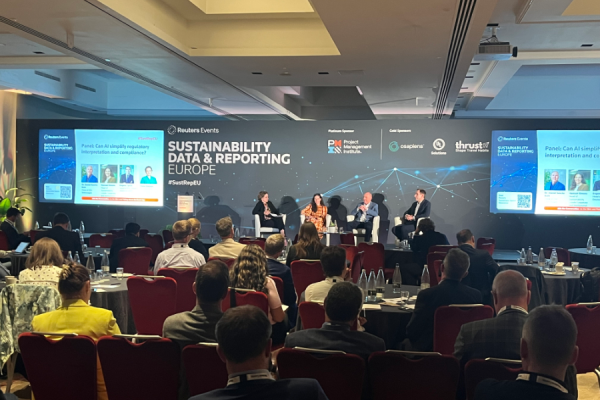 While artificial intelligence is set to play an increasingly important role in sustainability reporting and regulatory compliance, human judgement will remain critical when it comes to interpreting data and driving meaningful action, according to a panel discussion at the Reuters Events Sustainability Data & Reporting Europe 2026 in London.
