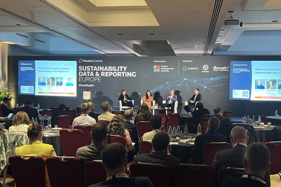 While artificial intelligence is set to play an increasingly important role in sustainability reporting and regulatory compliance, human judgement will remain critical when it comes to interpreting data and driving meaningful action, according to a panel discussion at the Reuters Events Sustainability Data & Reporting Europe 2026 in London.