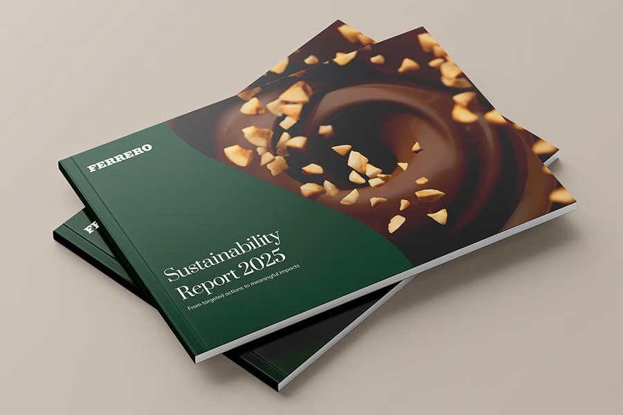 Italian confectionery maker Ferrero has reported progress in emissions and plastic reduction across its supply chain, as well as positioning its Ferrero Farming Values sourcing programme at the 'core' of its strategy, it said in its latest Sustainability Report.
