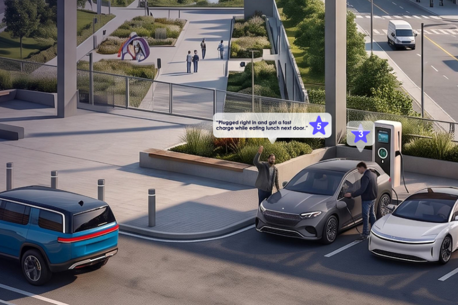 Some 91% of electric vehicle drivers across North America and Europe would take a detour to reach a charging station recommended by another driver, new research from Driivz has found.